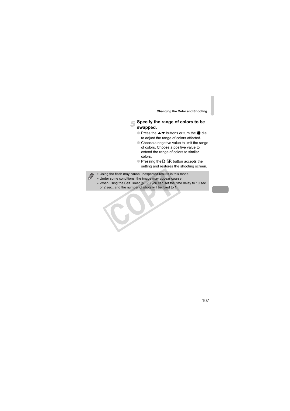 Co py | Canon PowerShot Camera S90 User Manual | Page 107 / 179