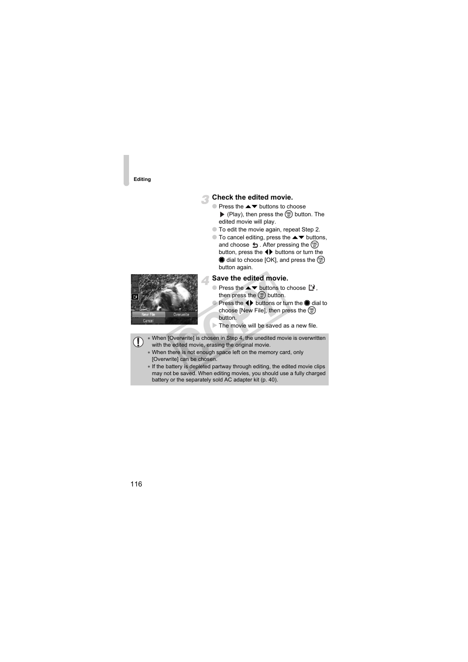 Co py | Canon PowerShot Camera S90 User Manual | Page 116 / 179