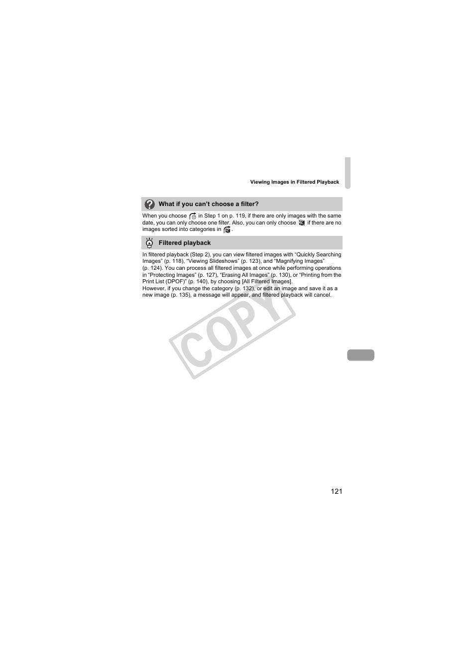 Co py | Canon PowerShot Camera S90 User Manual | Page 121 / 179