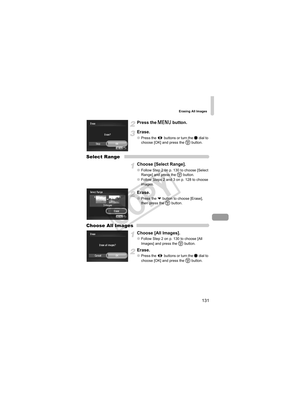 Co py | Canon PowerShot Camera S90 User Manual | Page 131 / 179