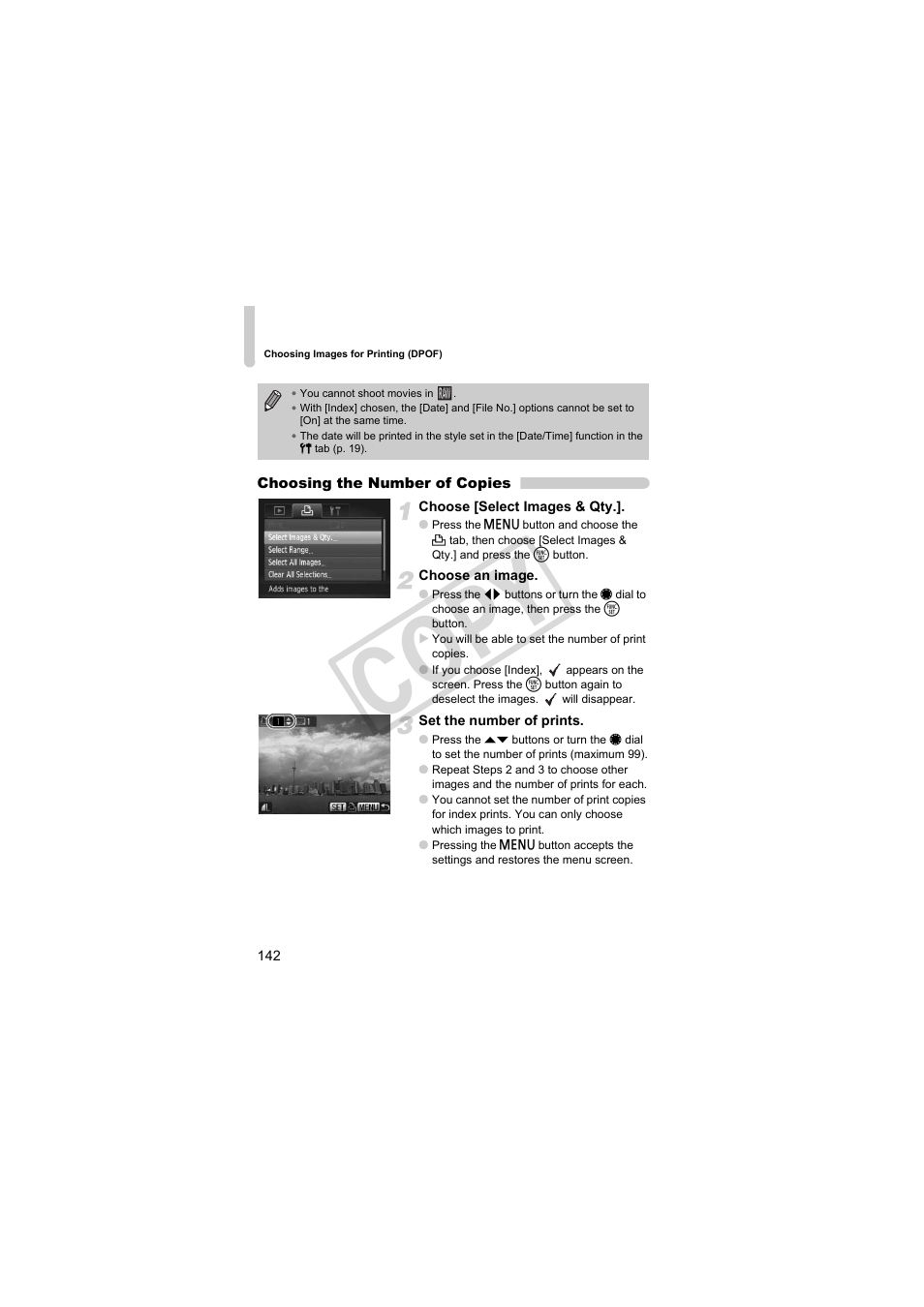 Co py | Canon PowerShot Camera S90 User Manual | Page 142 / 179