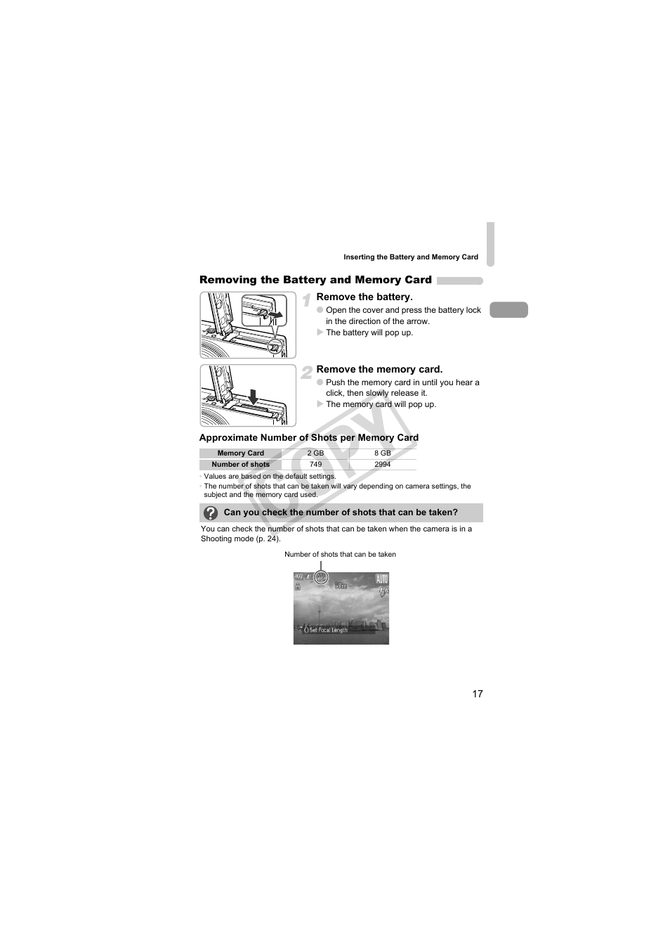 Co py | Canon PowerShot Camera S90 User Manual | Page 17 / 179