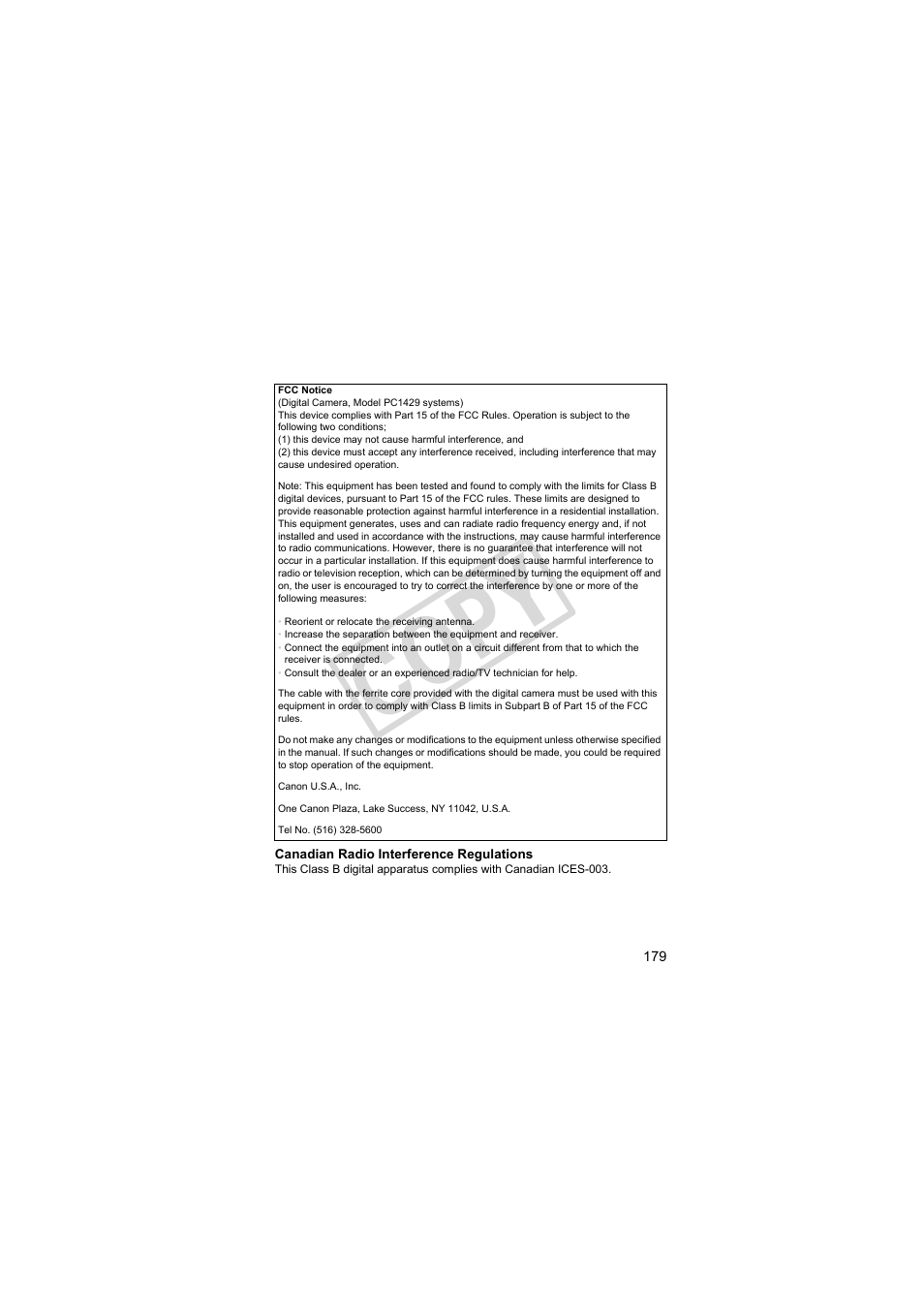 Co py | Canon PowerShot Camera S90 User Manual | Page 179 / 179
