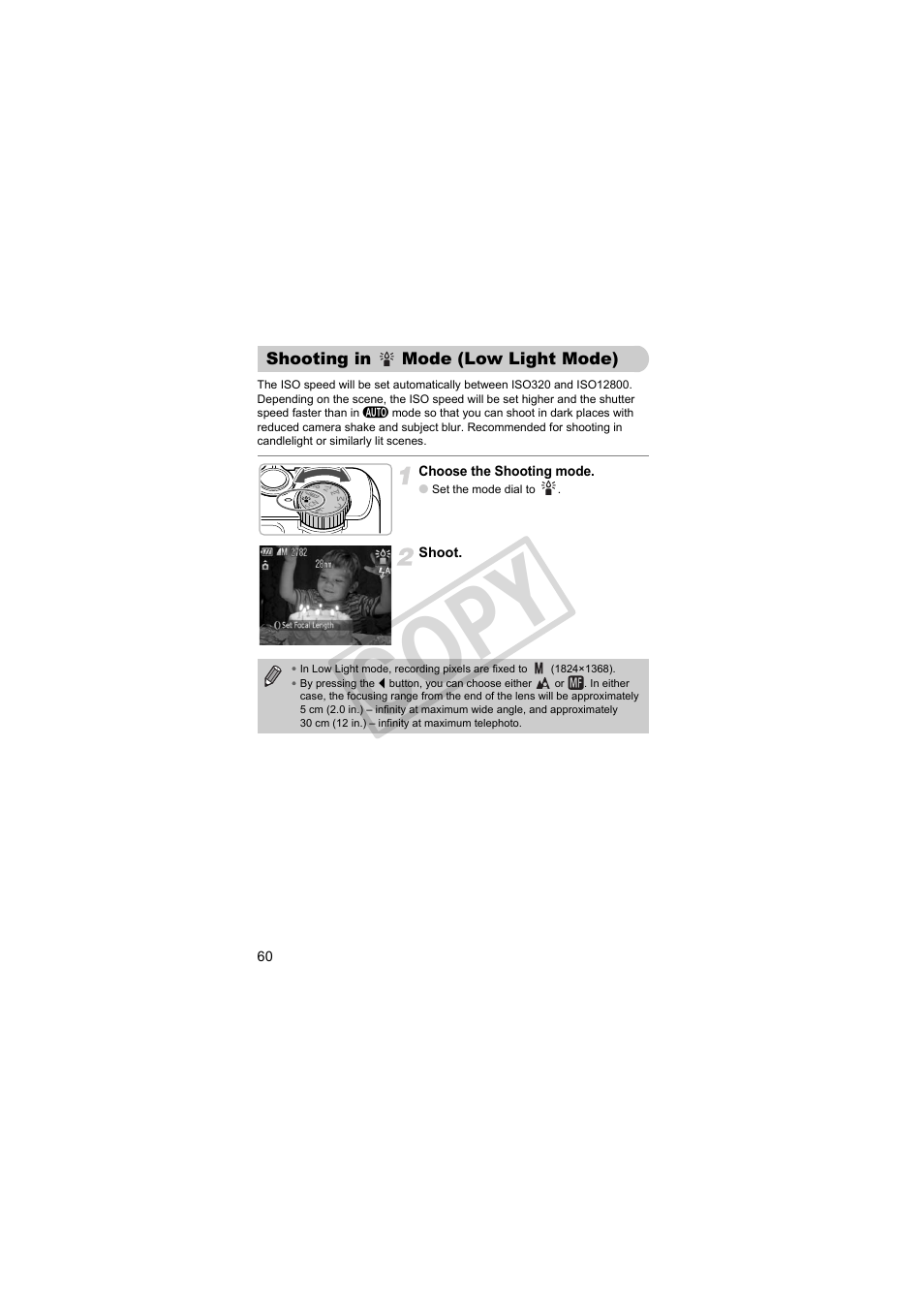 Blur (p. 60), Co py | Canon PowerShot Camera S90 User Manual | Page 60 / 179