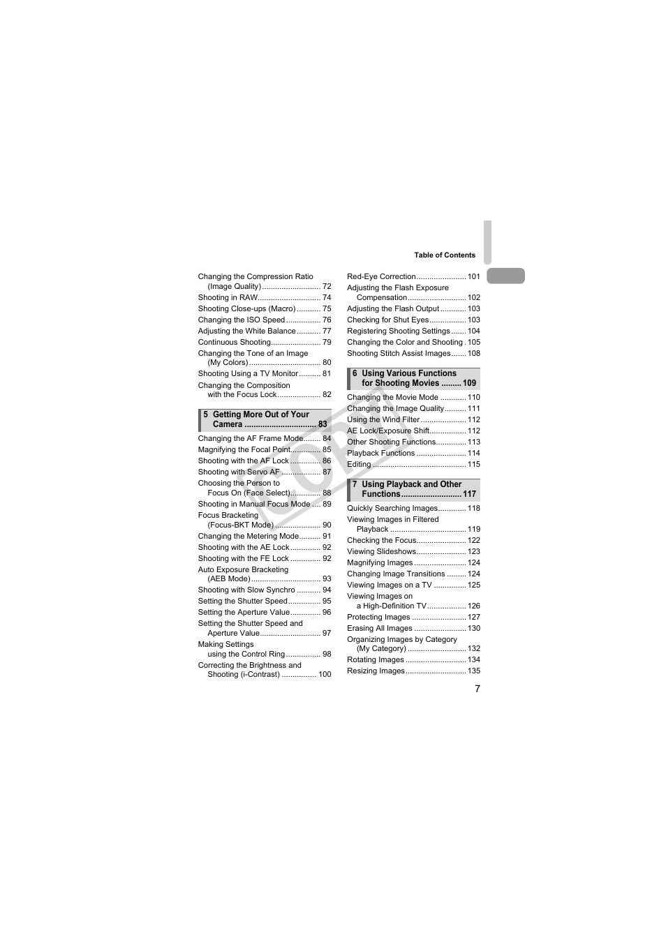 C o p y | Canon PowerShot Camera S90 User Manual | Page 7 / 179