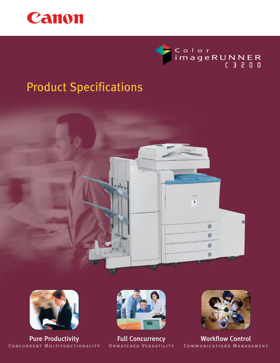 Canon imageRUNNER C3200 User Manual | 4 pages