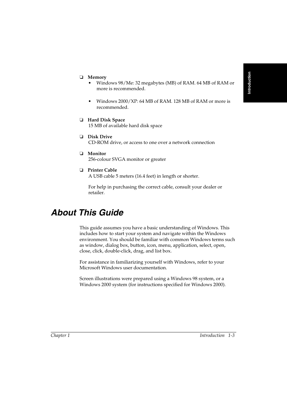 About this guide -3, About this guide 1 | Canon FAX-L290 User Manual | Page 7 / 66