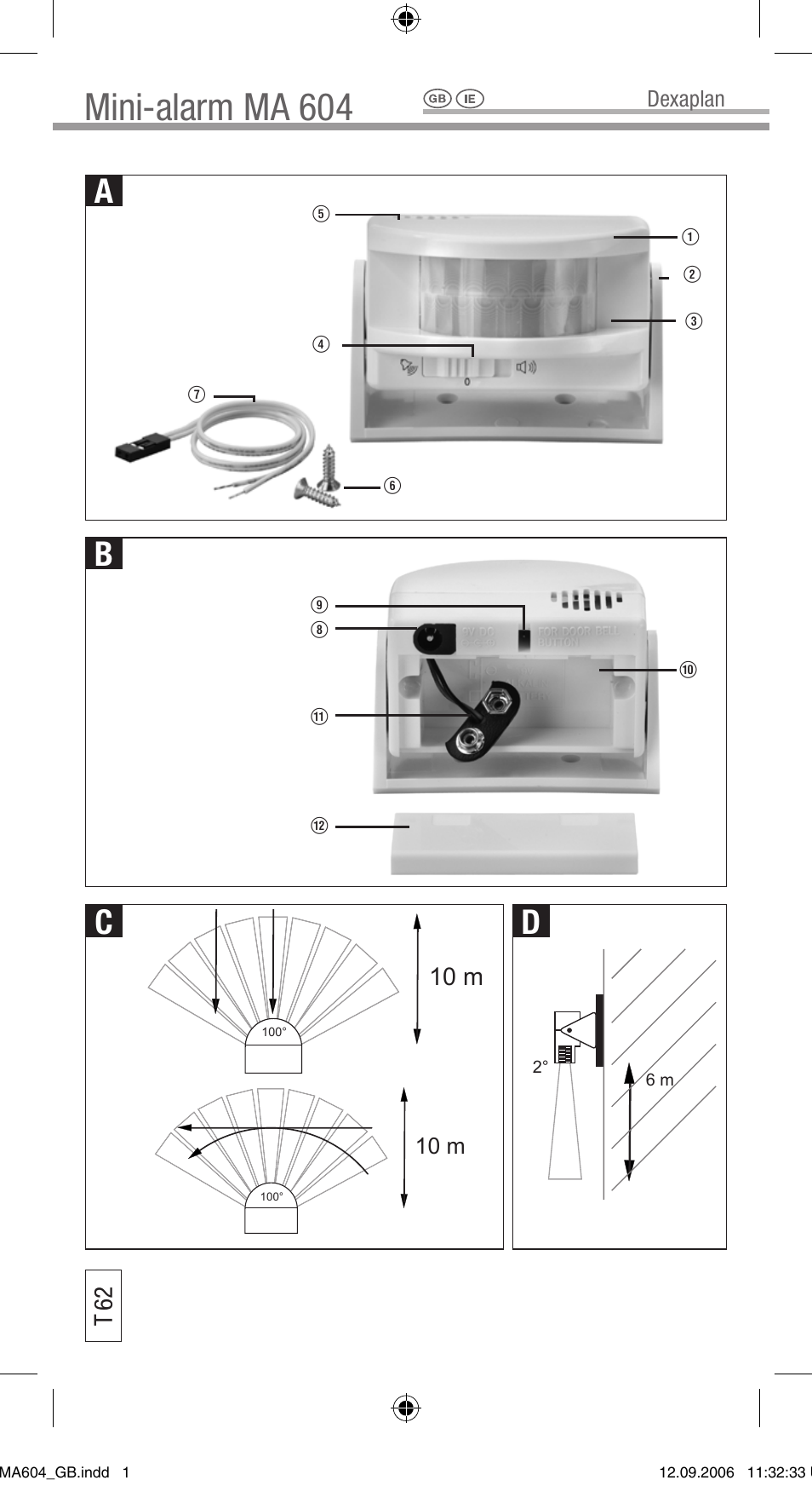 Dexaplan MA 604 User Manual | 8 pages