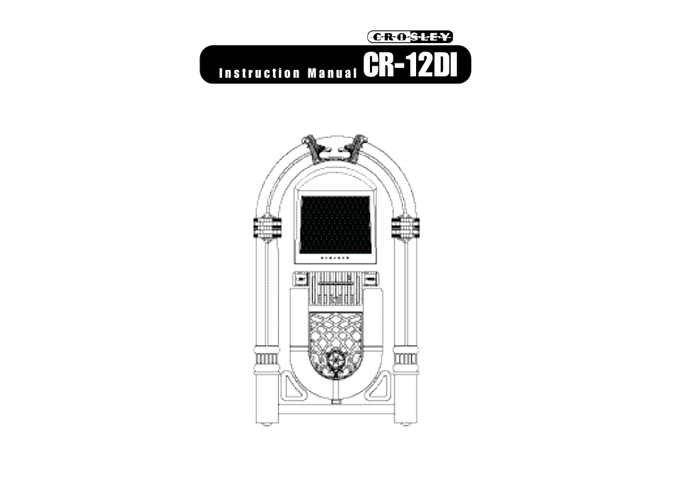 Crosley Radio Digital Jukebox CR-12DI User Manual | 7 pages