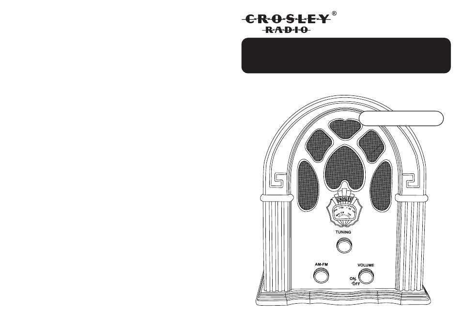 Crosley Radio COMPANION CR31 User Manual | 5 pages