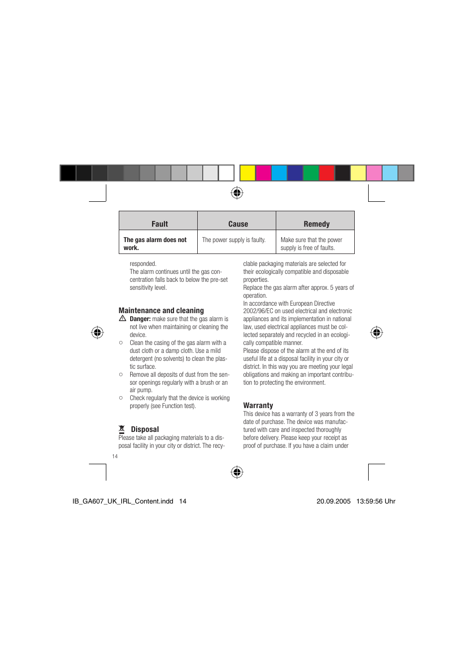 Dexaplan GA 607 User Manual | Page 12 / 14