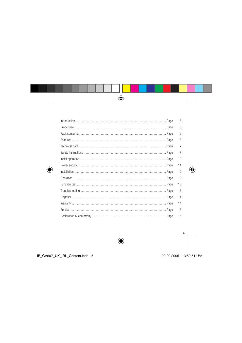 Dexaplan GA 607 User Manual | Page 3 / 14