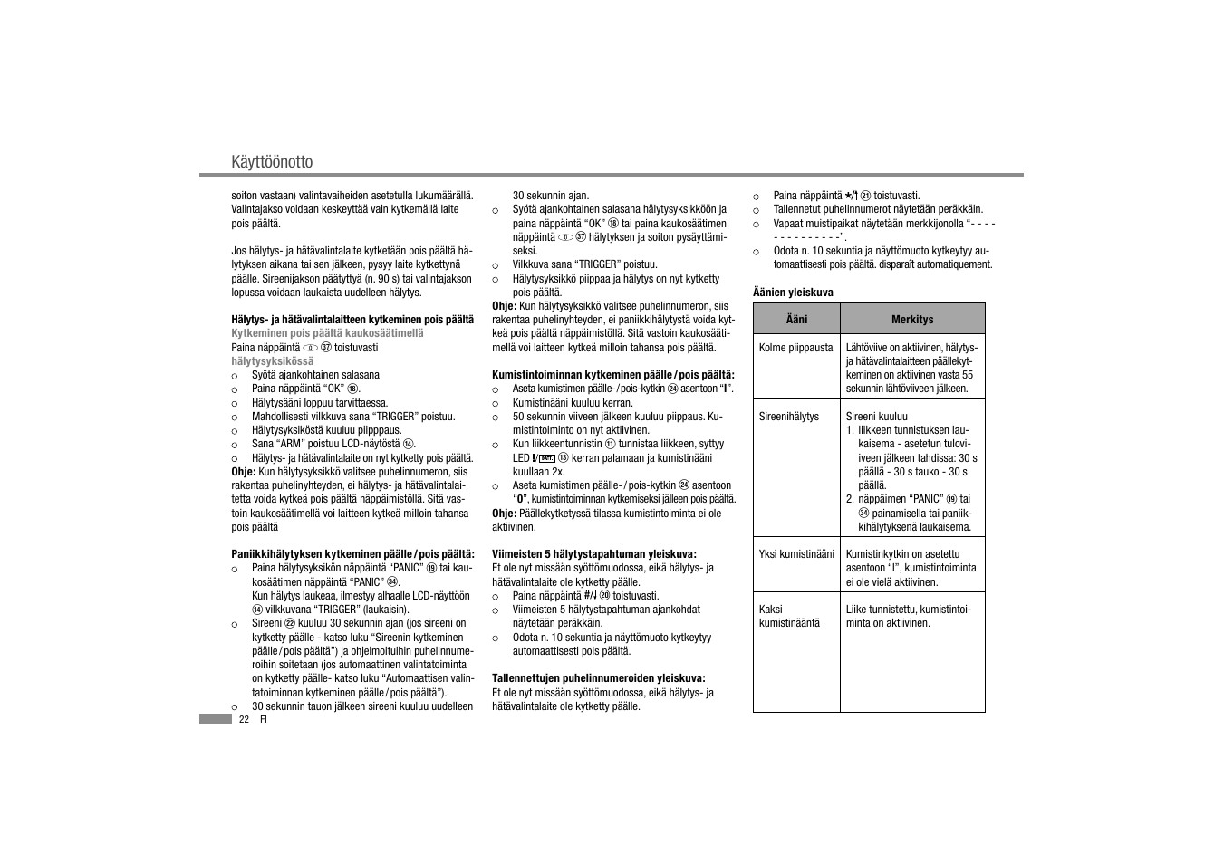 Käyttöönotto | Dexaplan BA 611 User Manual | Page 23 / 35