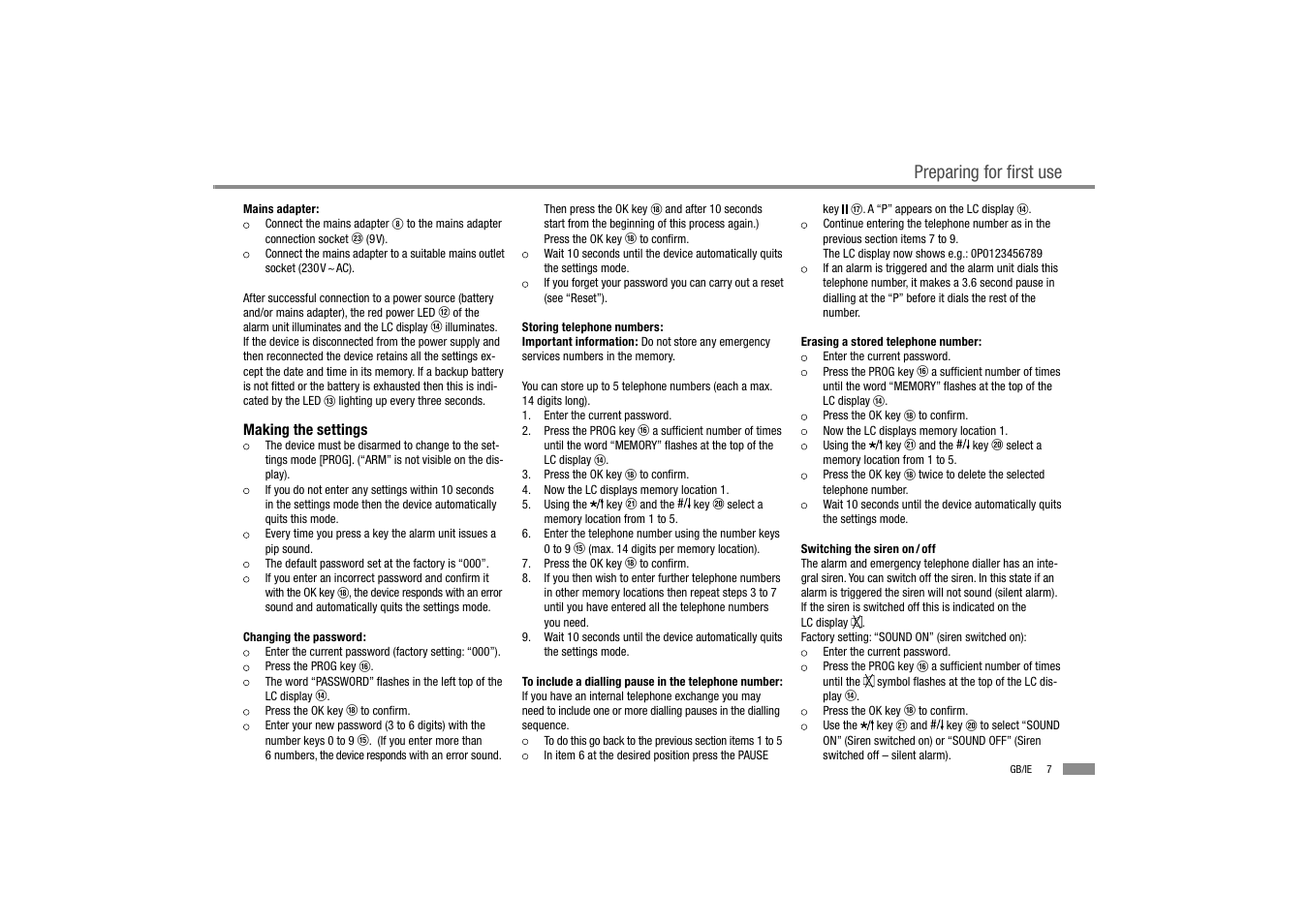 Dexaplan BA 611 User Manual | Page 8 / 35