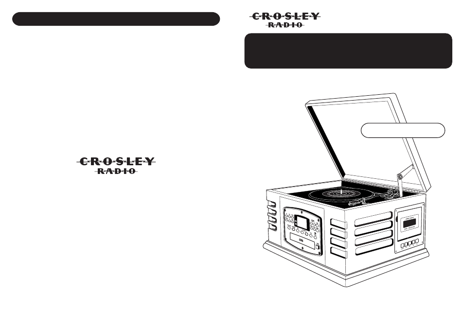 Crosley Radio CR79 User Manual | 12 pages