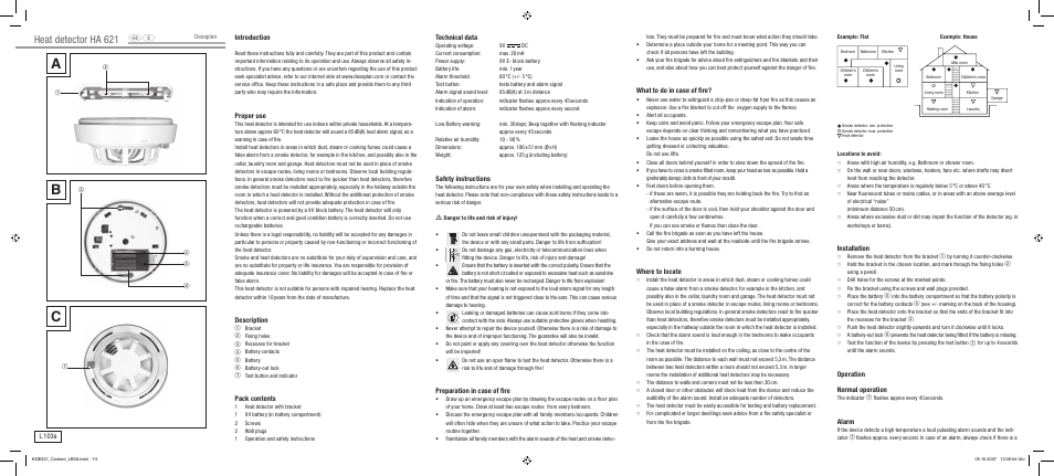Dexaplan HA 621 User Manual | 4 pages