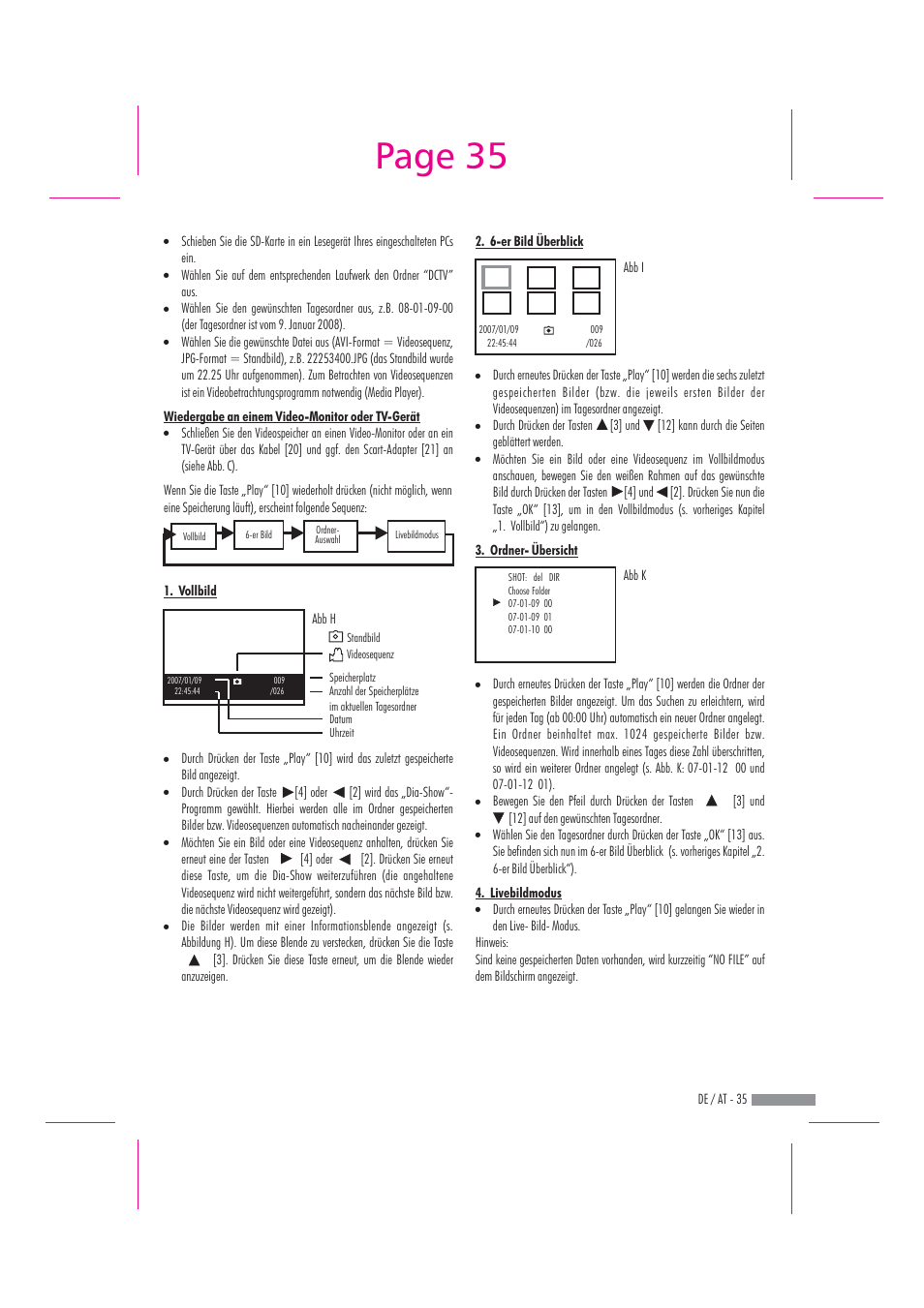 Page 35 | Dexaplan DV 622 User Manual | Page 33 / 34