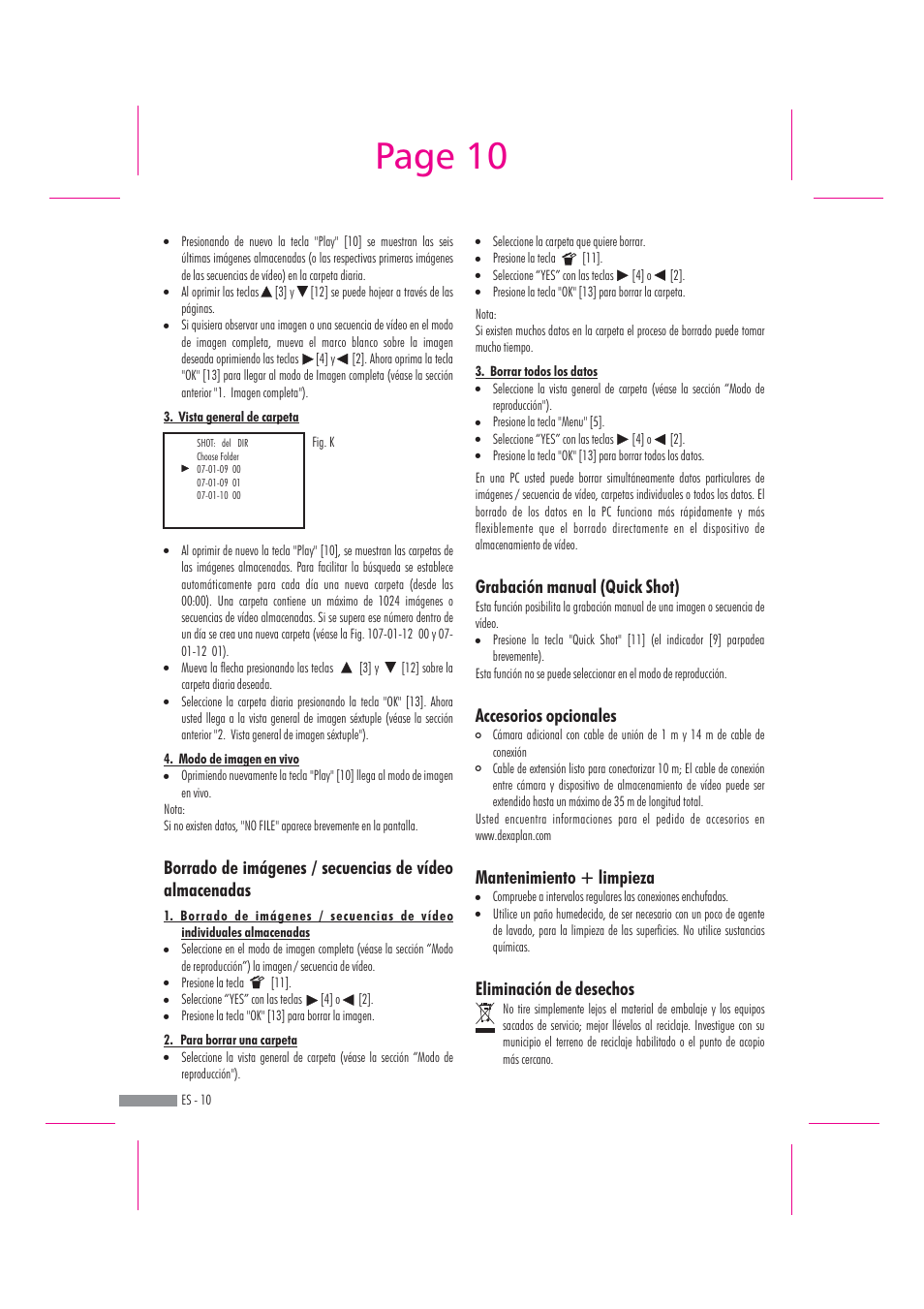 Page 10 | Dexaplan DV 622 User Manual | Page 8 / 34