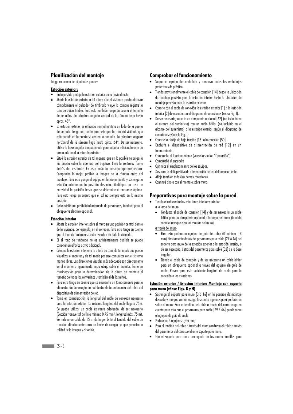 Planificación del montaje | Dexaplan VT 623 User Manual | Page 4 / 30