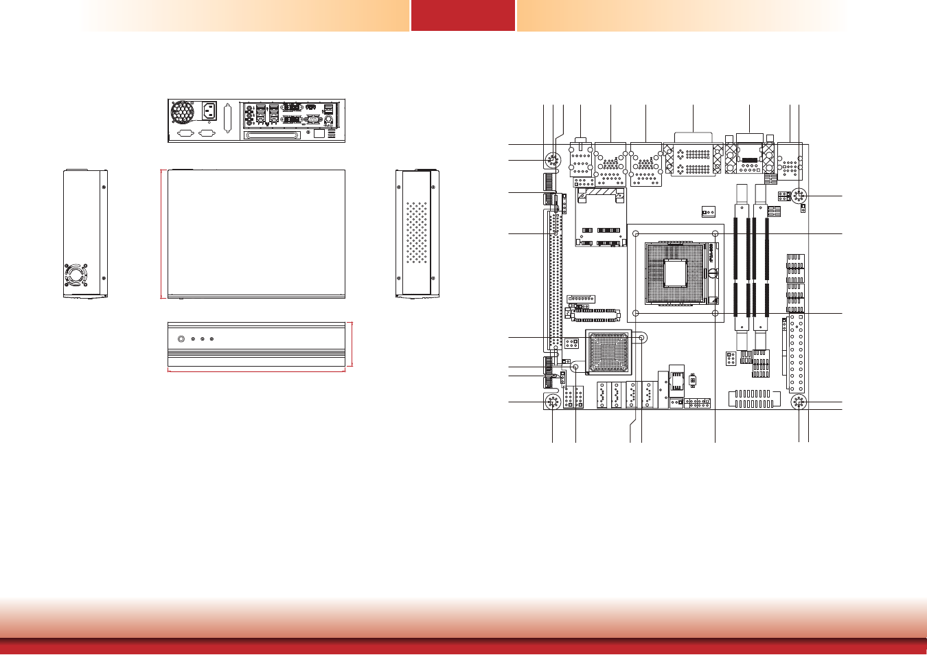 Mechanical dimensions, Moherboard dimensions, Chapter 1 | DFI DT122-CR Manual User Manual | Page 9 / 95
