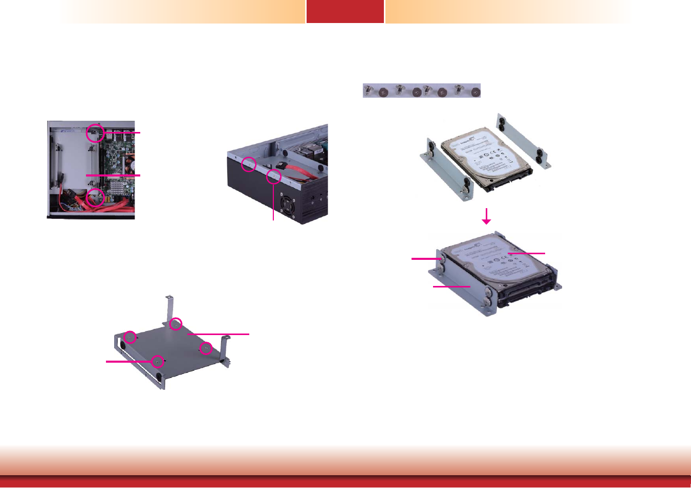 Installing a 2.5" or 3.5" sata drive, Installing a 2.5" sata drive, Chapter 3 | DFI DT122-HR Manual User Manual | Page 12 / 90