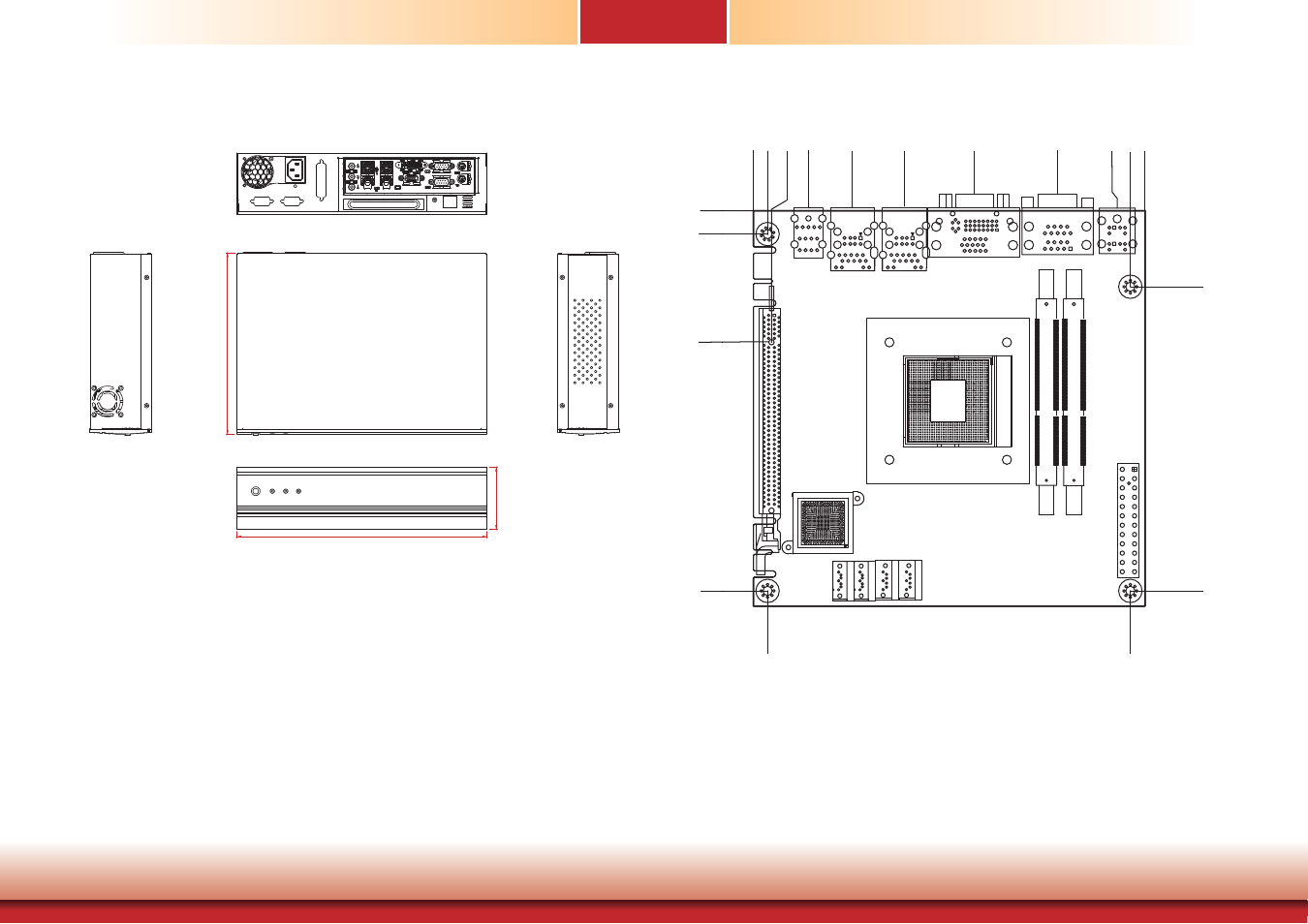 Mechanical dimensions, Moherboard dimensions, Chapter 1 | DFI DT122-HR Manual User Manual | Page 9 / 90