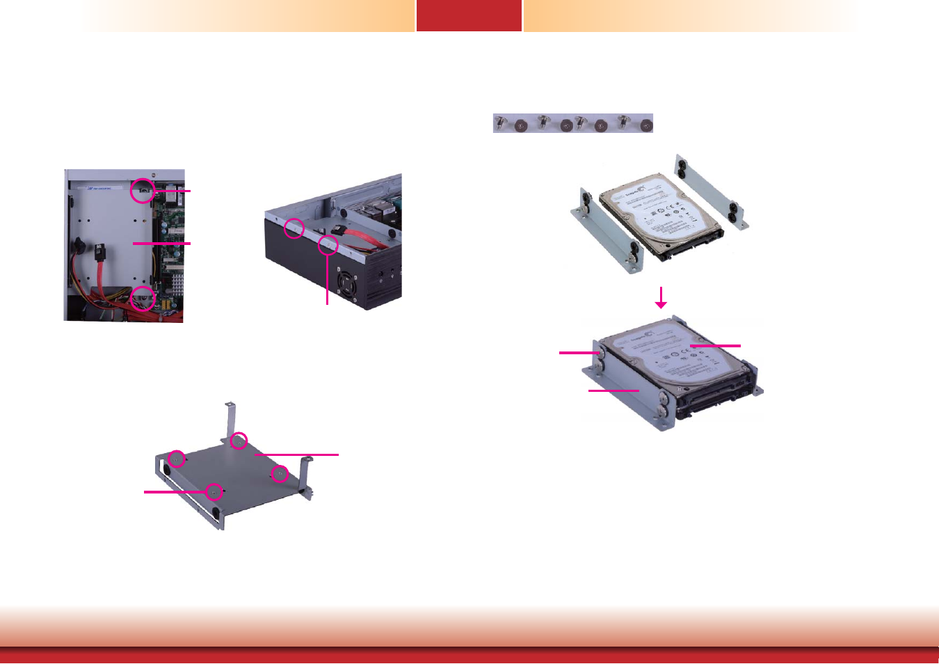 Installing a 2.5" or 3.5" sata drive, Installing a 2.5" sata drive, Chapter 3 | DFI DT122-SB Manual User Manual | Page 12 / 85