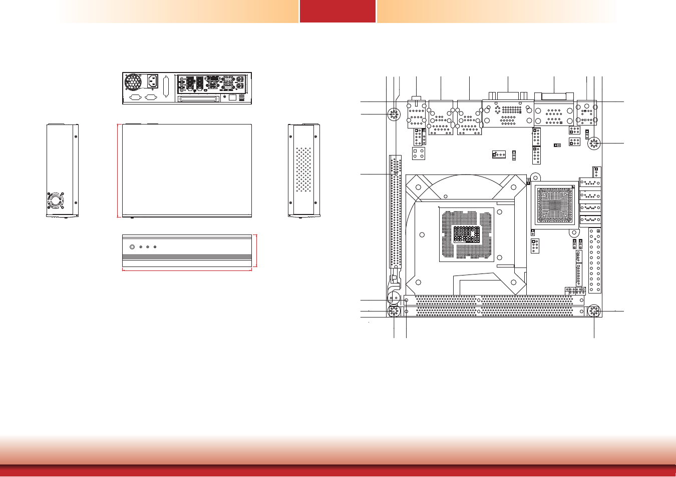 Mechanical dimensions, Moherboard dimensions, Chapter 1 | Motherboard dimensions | DFI DT122-SB Manual User Manual | Page 9 / 85