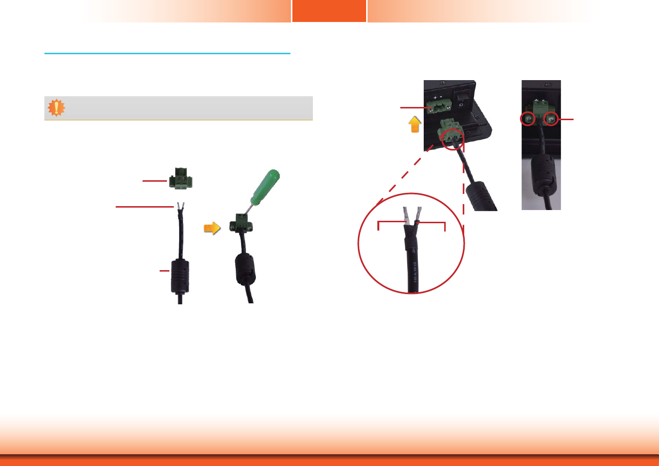 Chapter 2 - installation, Connecting cables to terminal blocks, Chapter 2 - installation chapter 2 | DFI KS200 Manual User Manual | Page 12 / 29