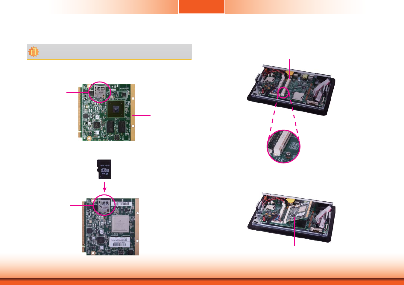 Installing the microsd card and the qseven module, Chapter 2 | DFI KS210-IMX6 Manual User Manual | Page 12 / 41