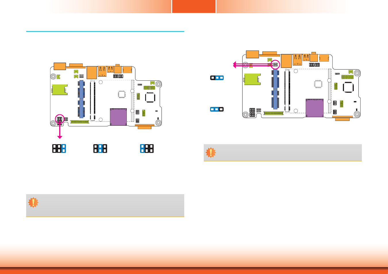Chapter 3 - jumper settings, Jumper settings - system board, Chapter 3 chapter 3 - jumper settings | DFI KS210-IMX6 Manual User Manual | Page 15 / 41