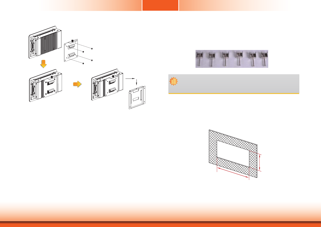 Panel mount, Chapter 5 panel mount | DFI KS230-CD Manual User Manual | Page 39 / 72