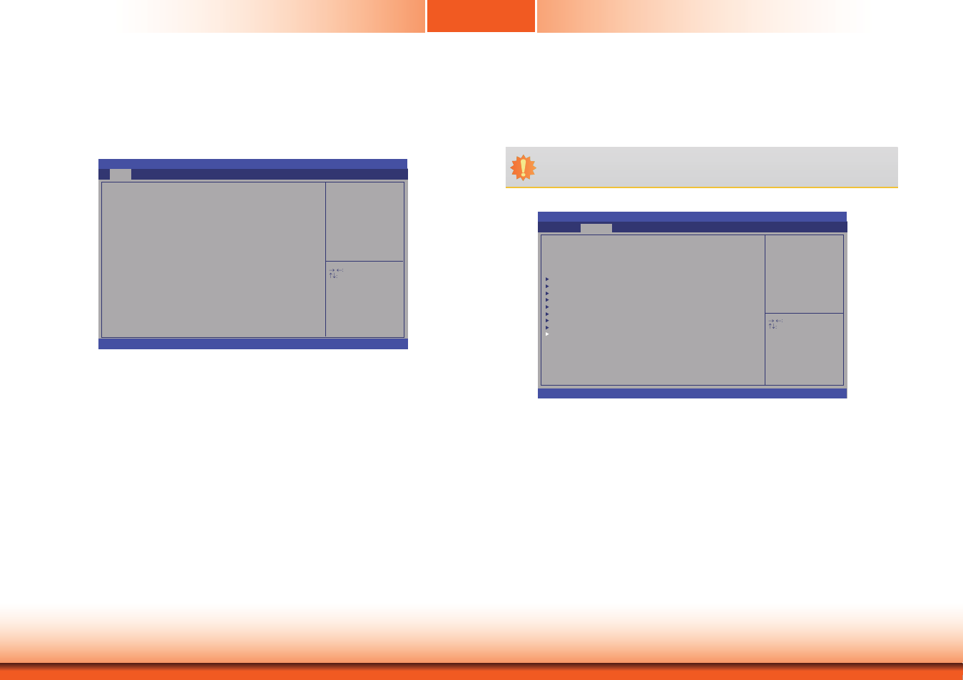 Ami bios setup utility, Chapter 6 main, Ami bios setup utility advanced | DFI KS230-CD Manual User Manual | Page 42 / 72