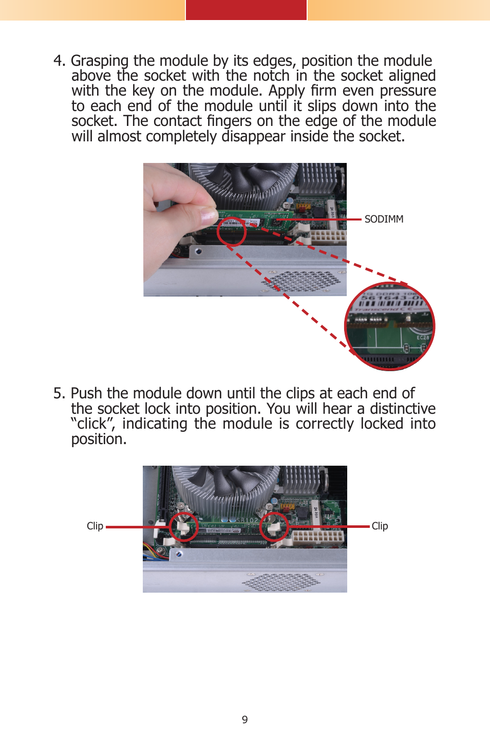 DFI TPC121 Installation Guide User Manual | Page 9 / 28