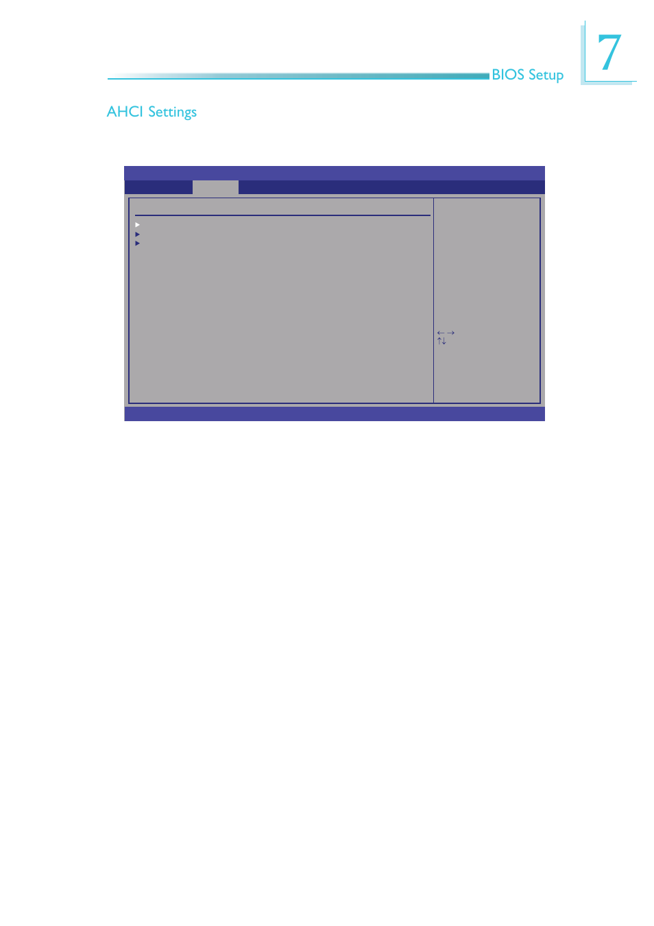 Bios setup ahci settings | DFI EC200 Series User Manual | Page 133 / 204