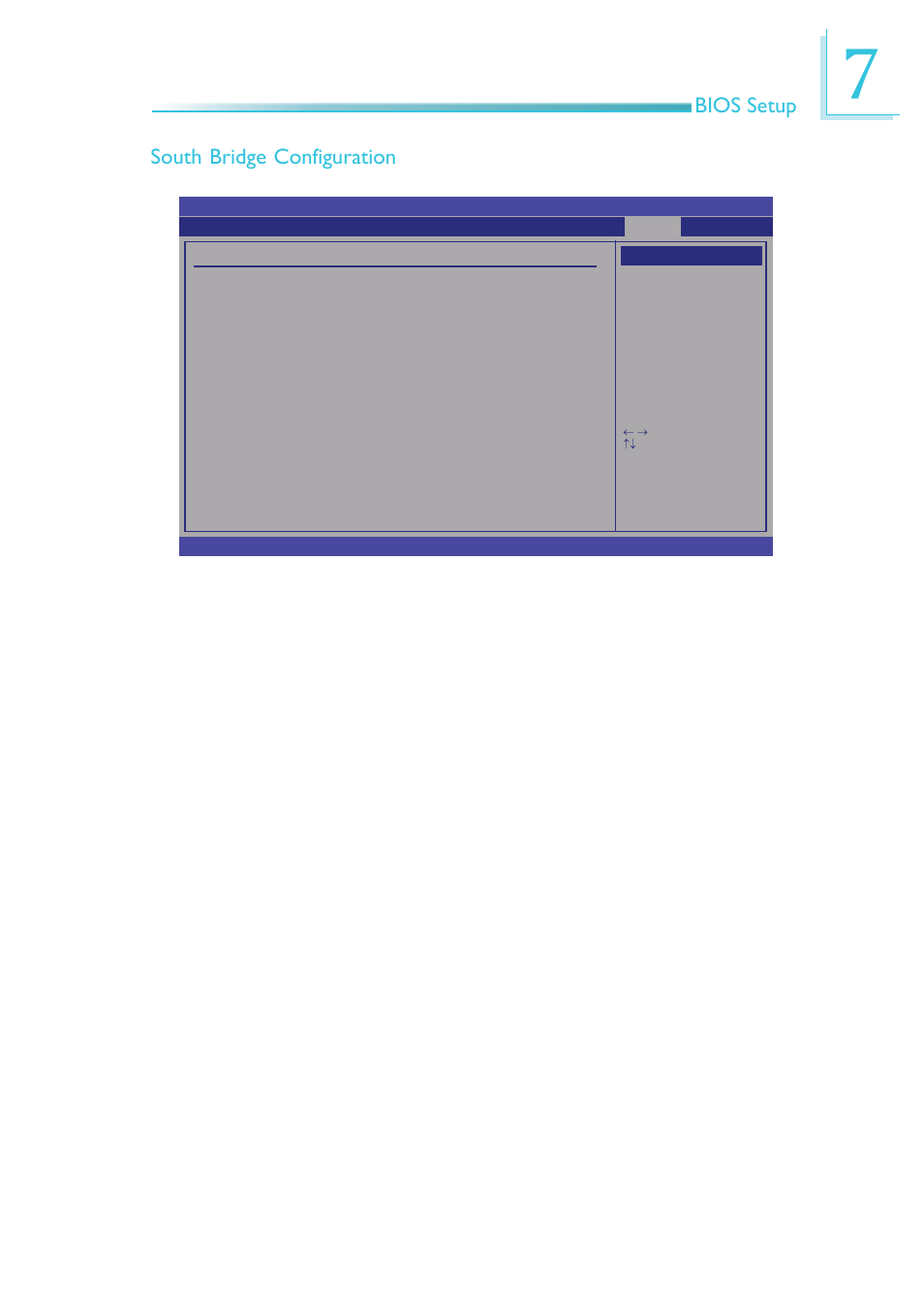 Bios setup south bridge configuration | DFI EC200 Series User Manual | Page 151 / 204