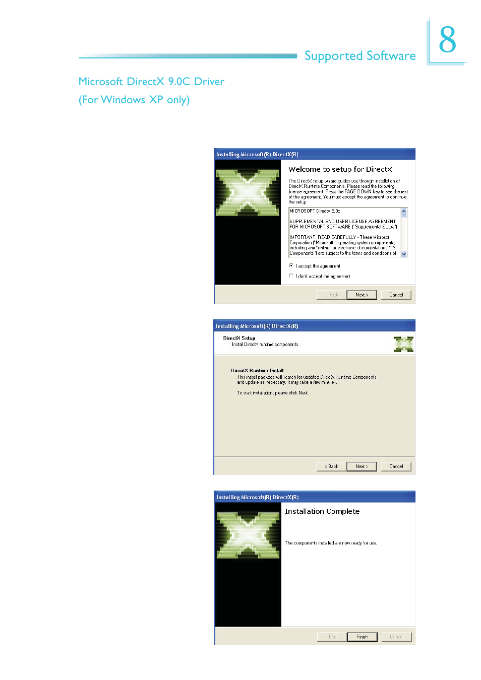 Supported software | DFI EC200 Series User Manual | Page 159 / 204