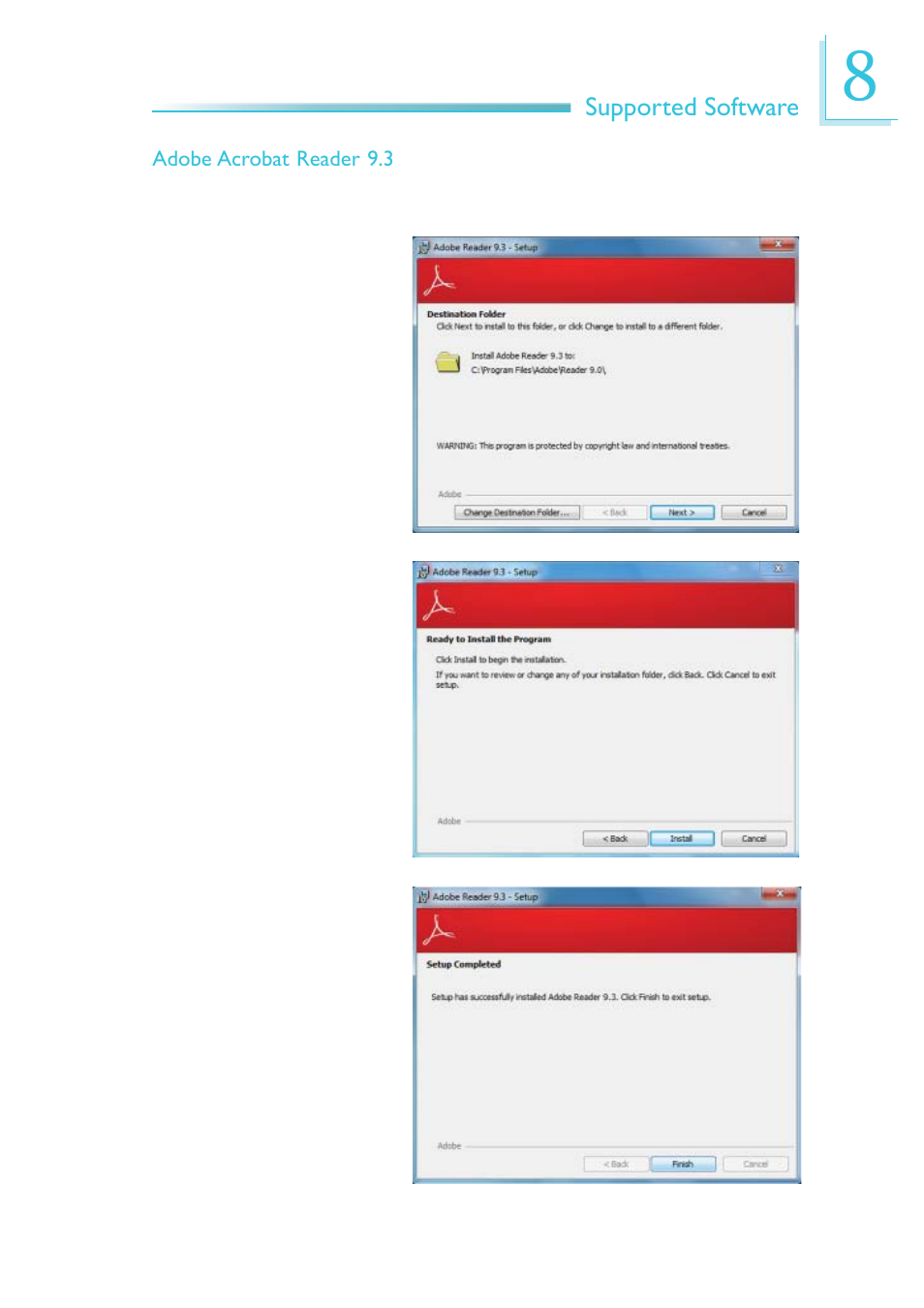 Supported software | DFI EC200 Series User Manual | Page 173 / 204