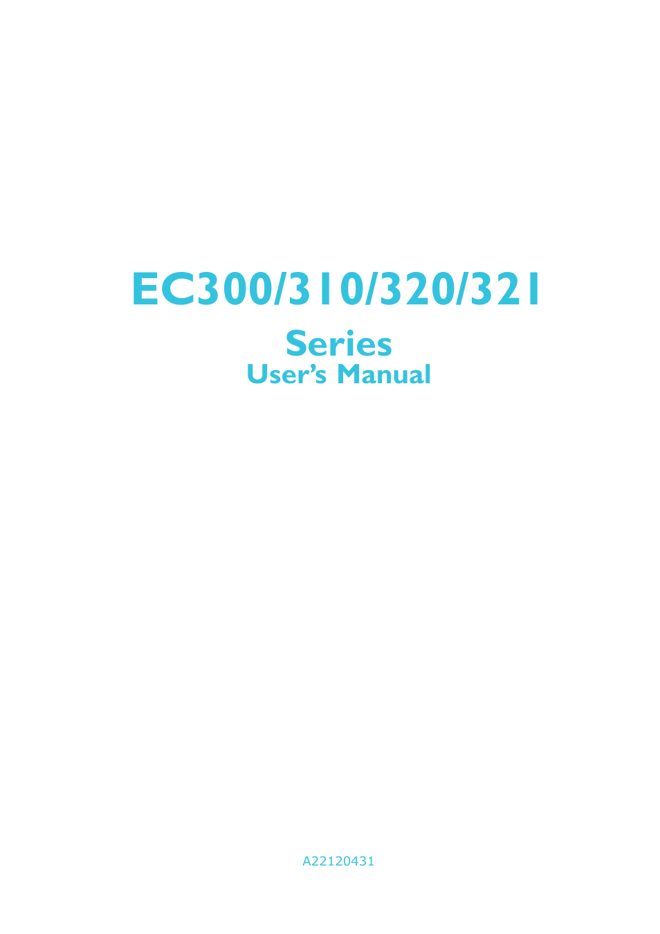 DFI EC300 Series User Manual | 206 pages