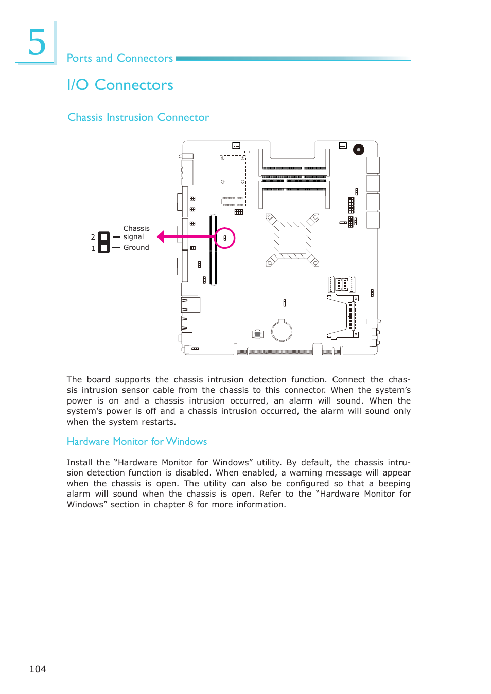 I/o connectors | DFI EC300 Series User Manual | Page 104 / 206