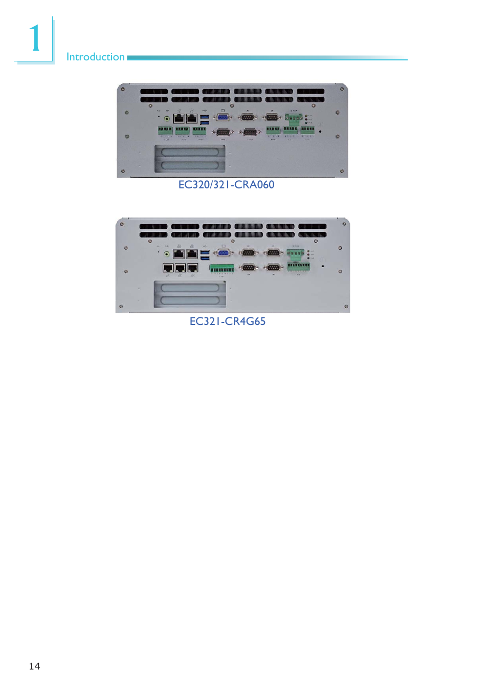 DFI EC300 Series User Manual | Page 14 / 206