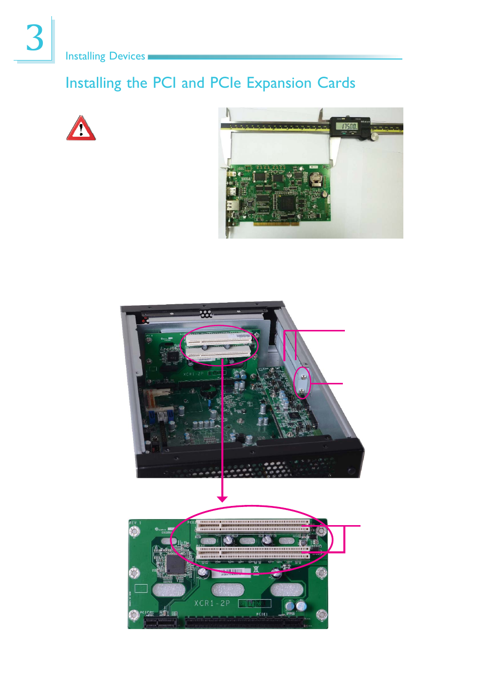 Installing the pci and pcie expansion cards | DFI EC300 Series User Manual | Page 48 / 206