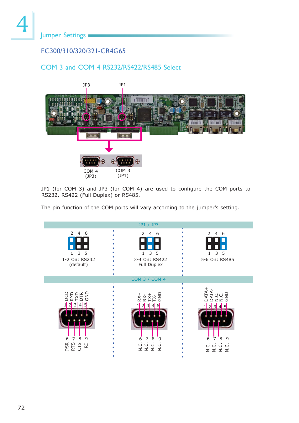 DFI EC300 Series User Manual | Page 72 / 206
