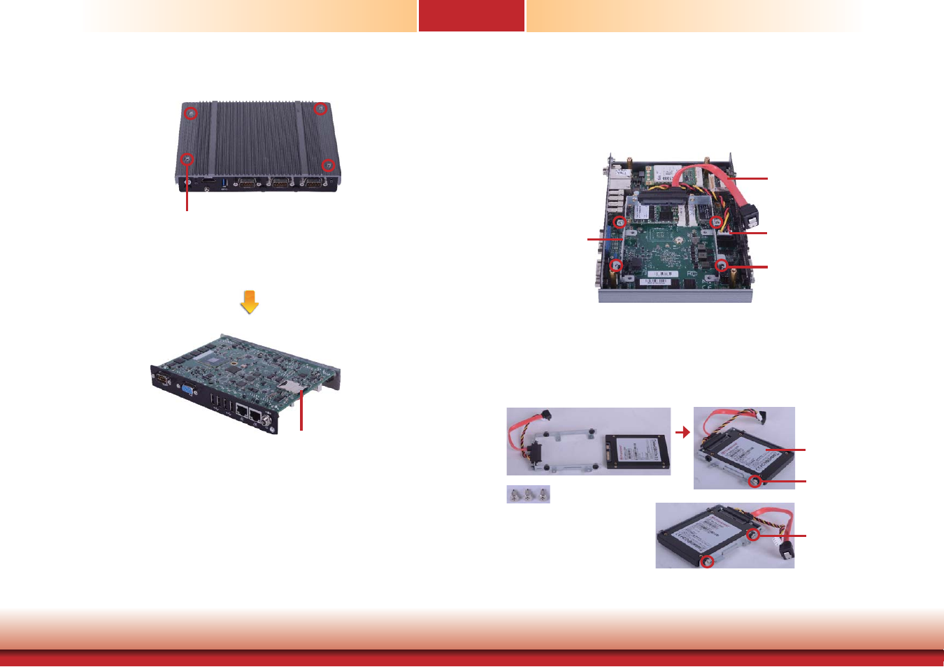 Installing a 2.5" sata drive, Chapter 3 | DFI EC700-BT Manual User Manual | Page 12 / 71
