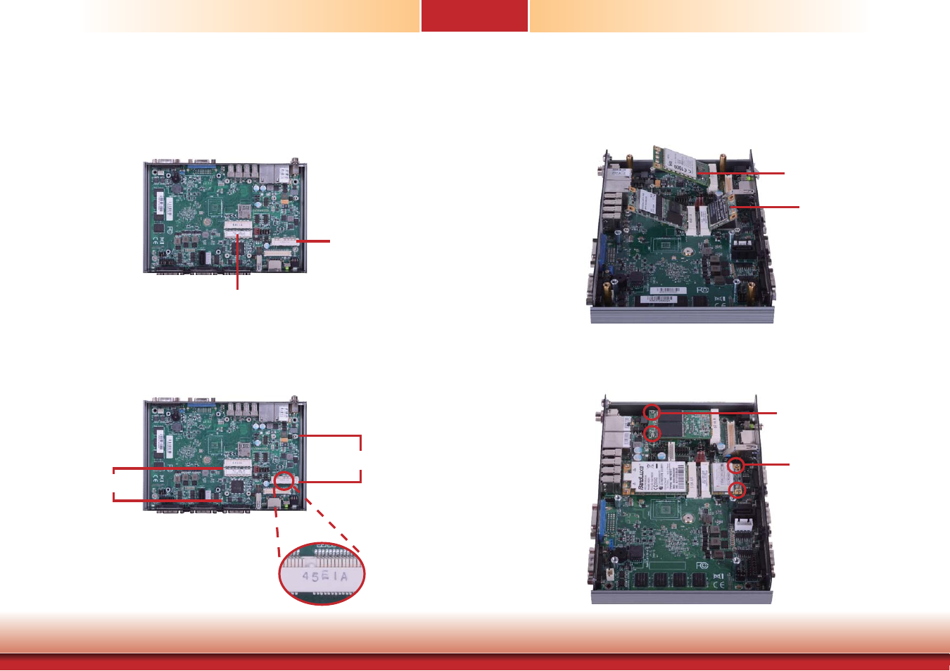 Installing a mini pcie and/or msata card, Installing the mini pcie card, Chapter 3 | DFI EC700-BT Manual User Manual | Page 14 / 71