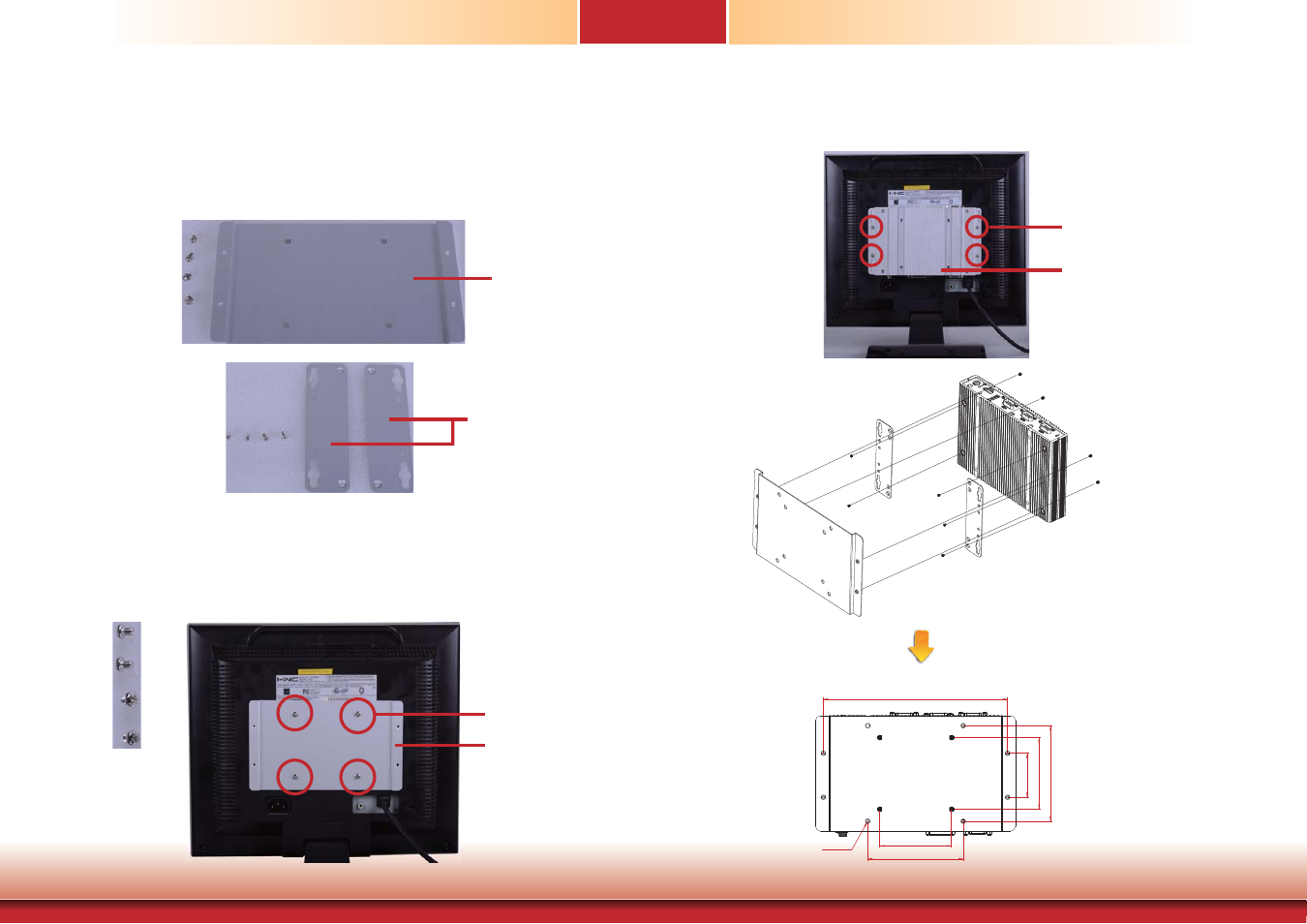 Vesa mount, Chapter 6 | DFI EC700-BT Manual User Manual | Page 32 / 71