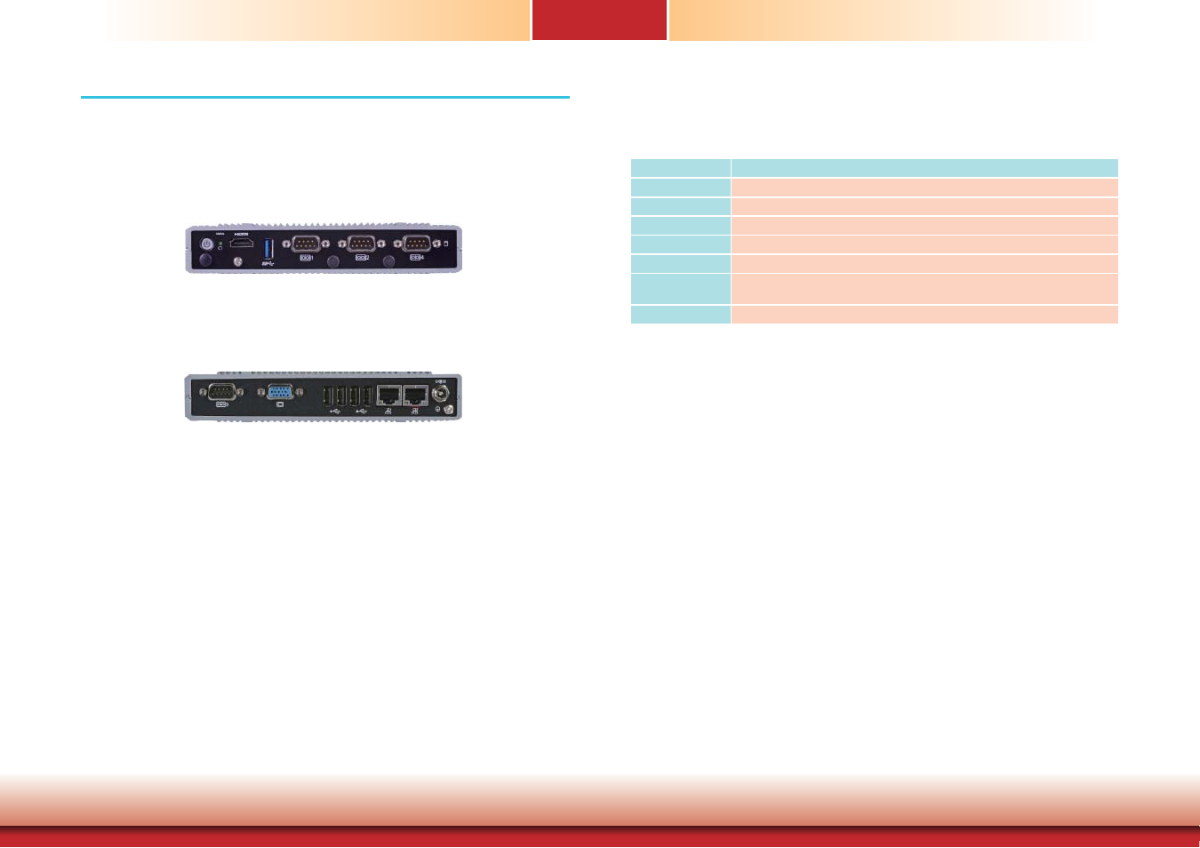 Chapter 1 - introduction, Overview, Key features | Chapter 1 - introduction chapter 1, Overview key features | DFI EC700-BT Manual User Manual | Page 6 / 71