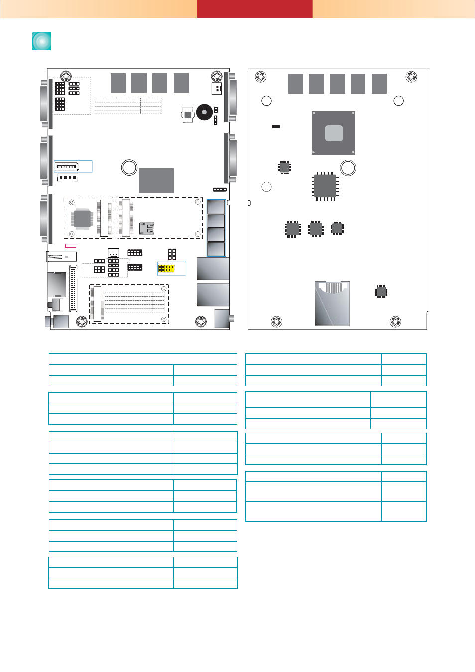 Board layout and jumper settings, Intel atom | DFI EC700-BT Installation Guide User Manual | Page 4 / 4