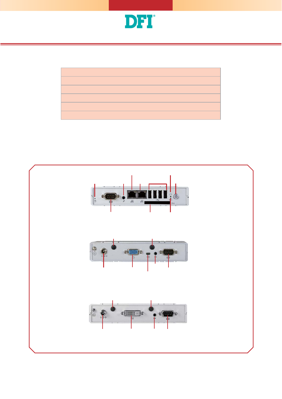 DFI EC800-CD User Manual | 4 pages