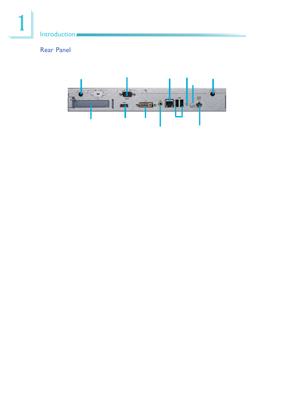 Introduction rear panel | DFI DS912-OT Manual User Manual | Page 16 / 123